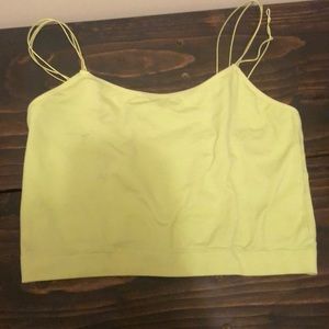 bright green athletic tank
